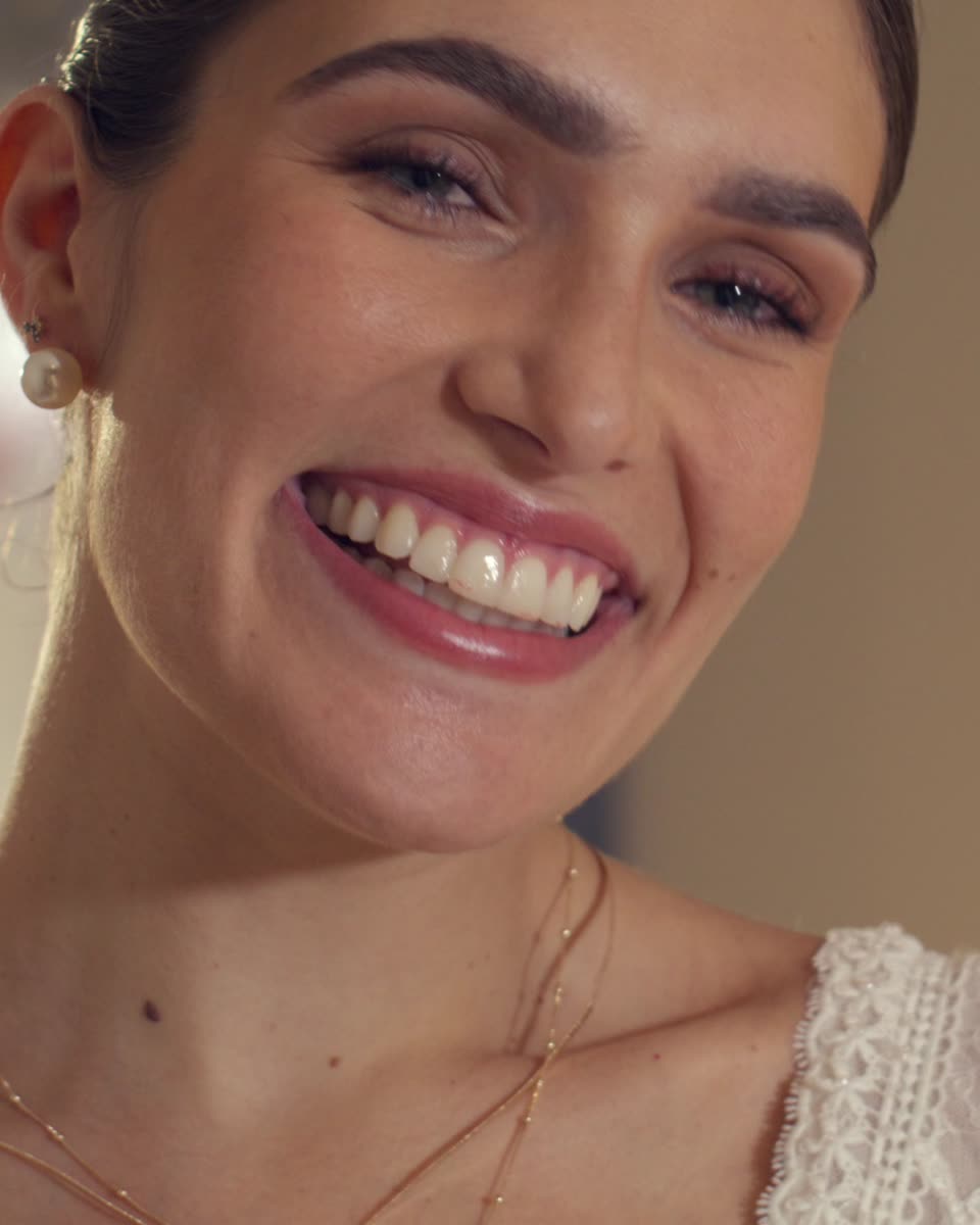 Quinceañera sonriendo
